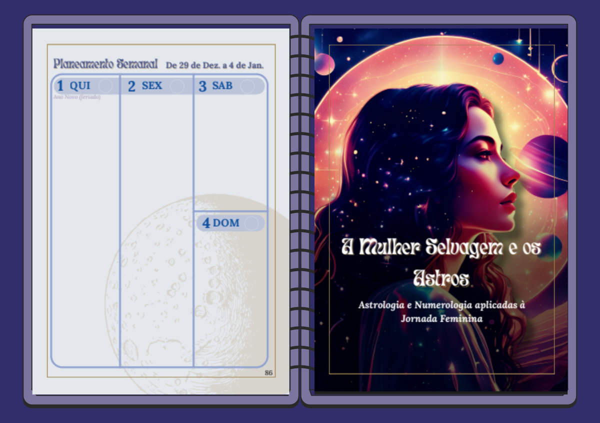 LUMINA 2026 — Agenda • Planner • Diário Cíclico • Livro Saberes Femininos (Download Digital)