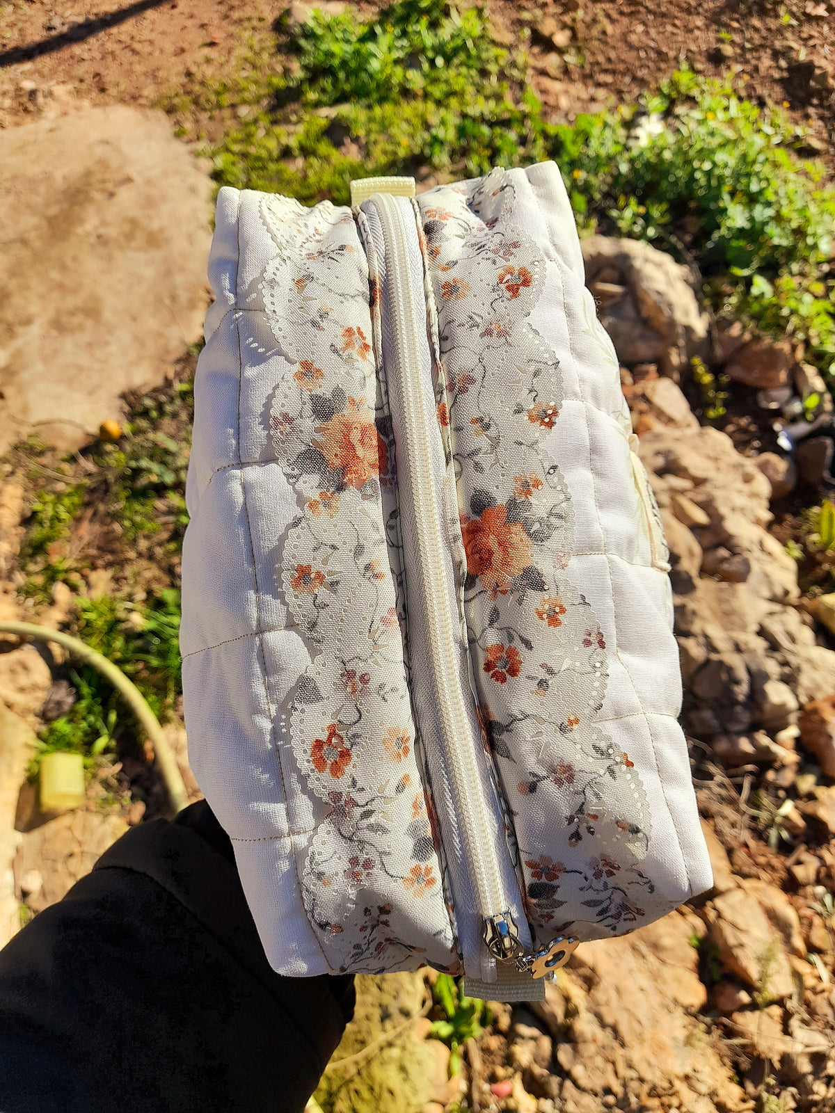 Necessaire Box Jardim de Algodão