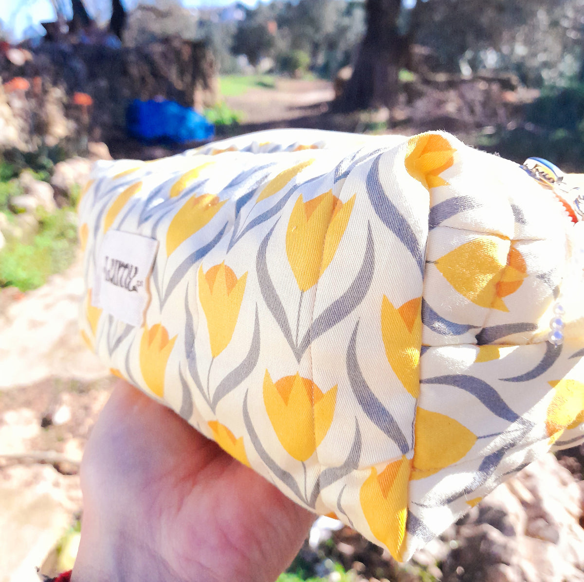 Necessaire Box Flor de Açafrão