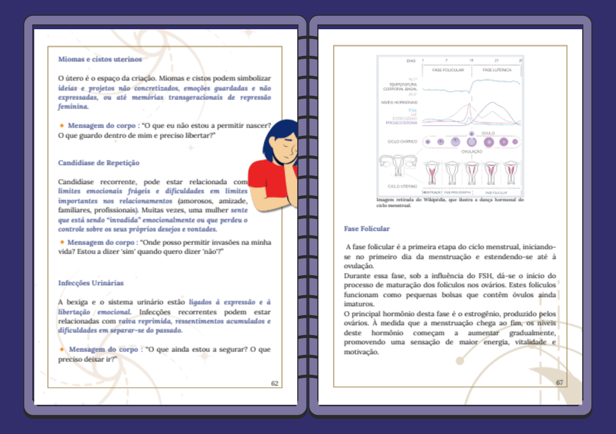 LUMINA 2026 — Agenda • Planner • Diário Cíclico • Livro Saberes Femininos (Download Digital)