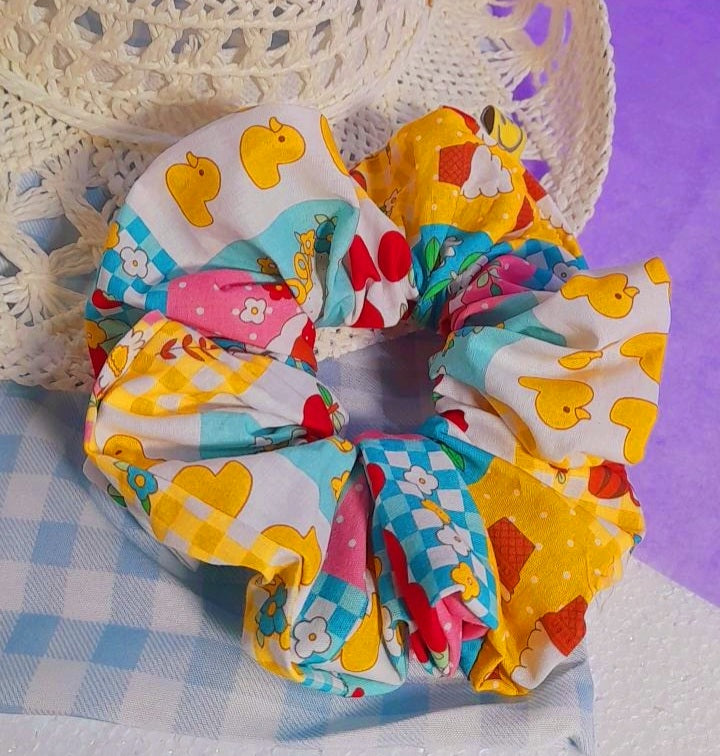 Scrunchie Yellow Picnic