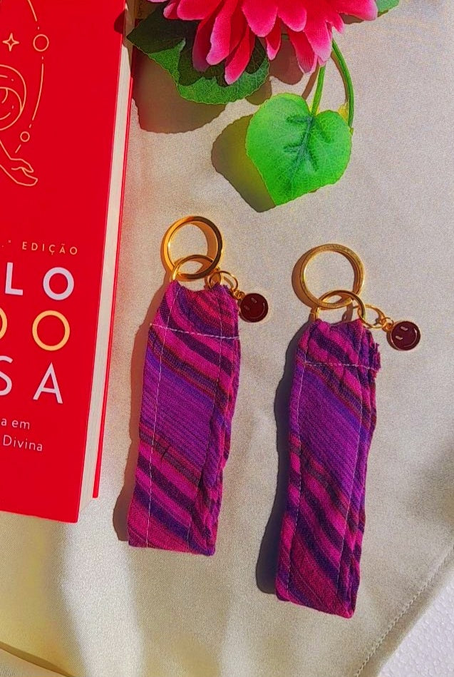 Porta-chaves Purple Waves