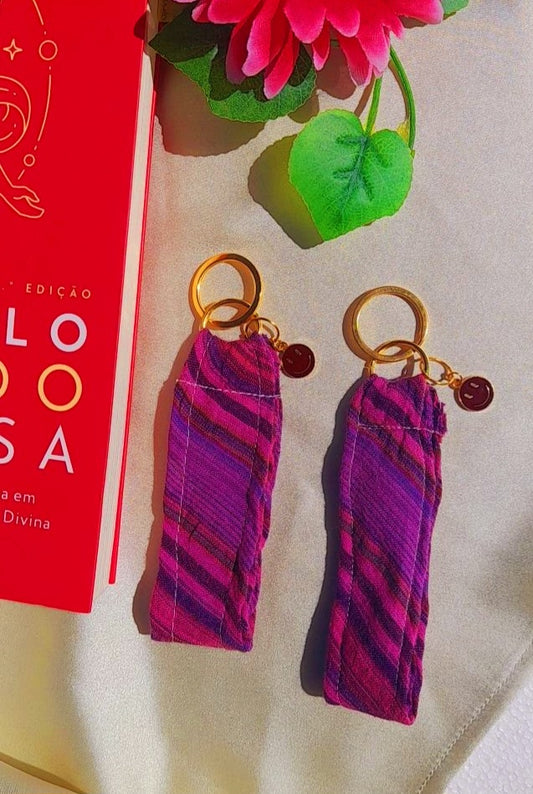 Porta-chaves Purple Waves
