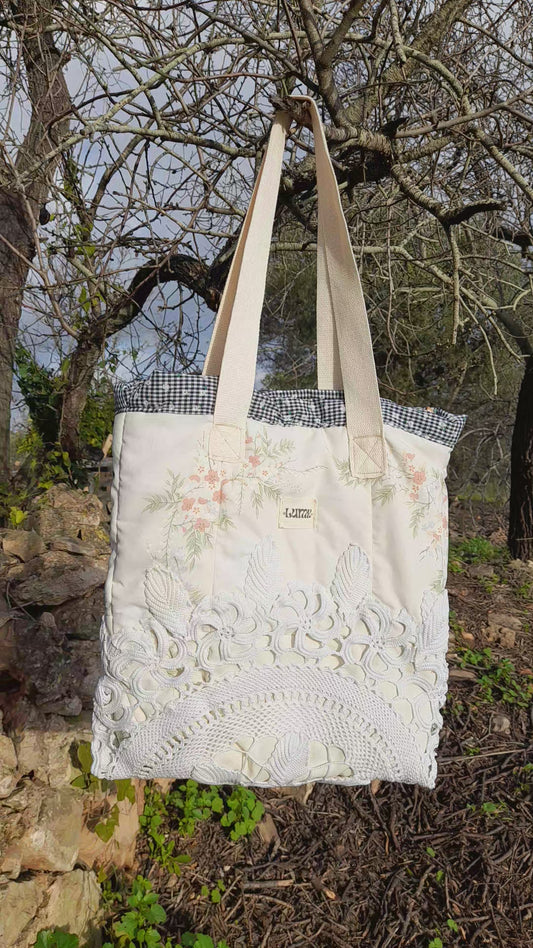 Mala Tote Bag Jardim Vintage