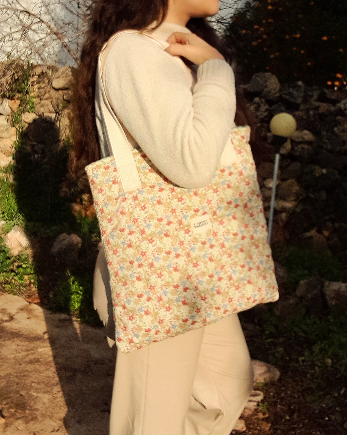 Mala Tote Bag Flores do Campo