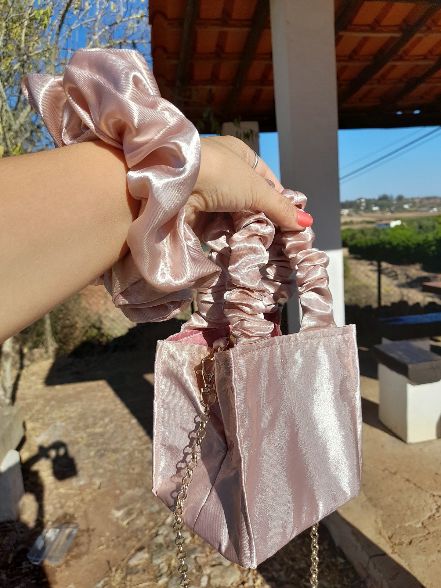 Mala * A Encanto * — Scrunchie Bag Exclusiva - Coleção 5 Sentidos