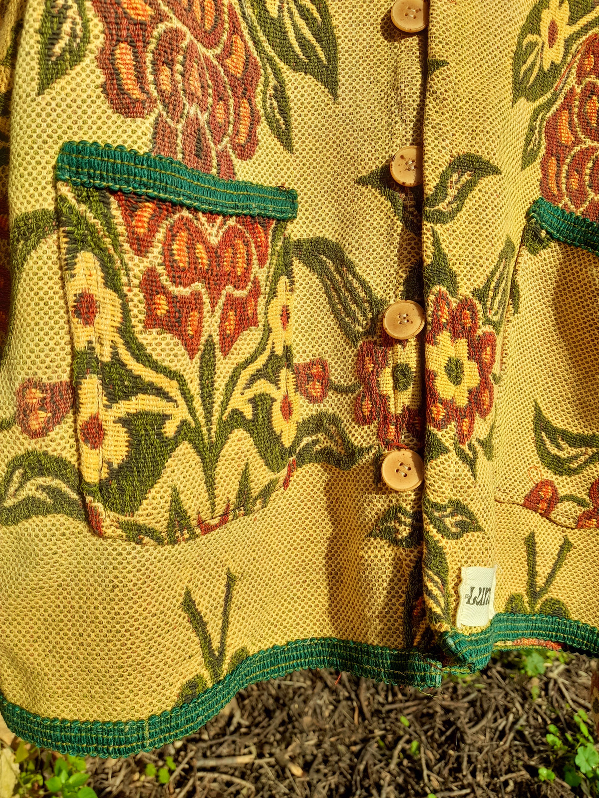 Casaco Tapeçaria Vintage