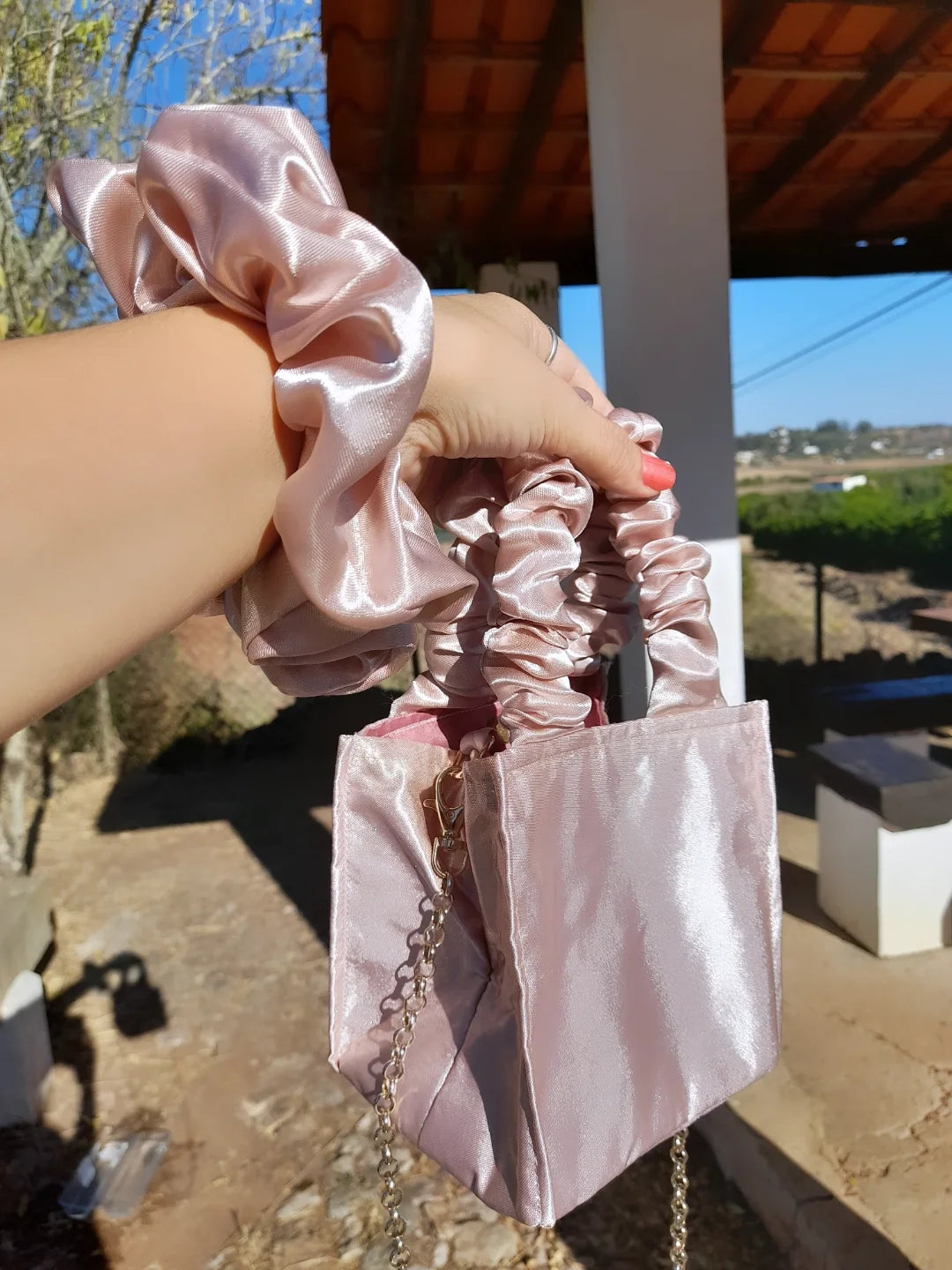 Mala * A Encanto * — Scrunchie Bag Exclusiva - Coleção 5 Sentidos