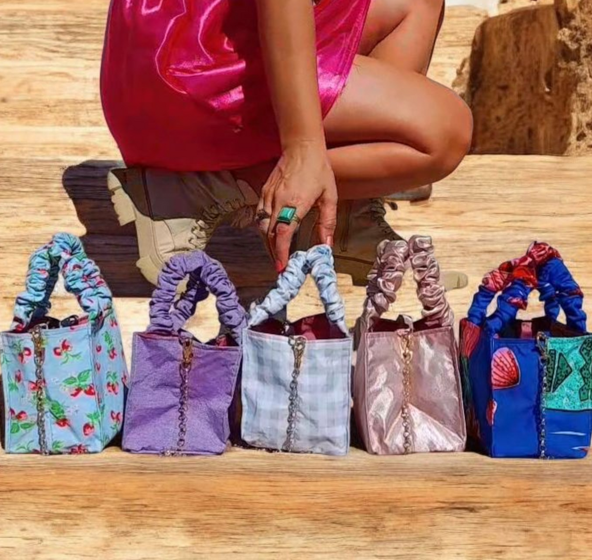 Mala * A Força * — Scrunchie Bag Exclusiva - Coleção 5 Sentidos