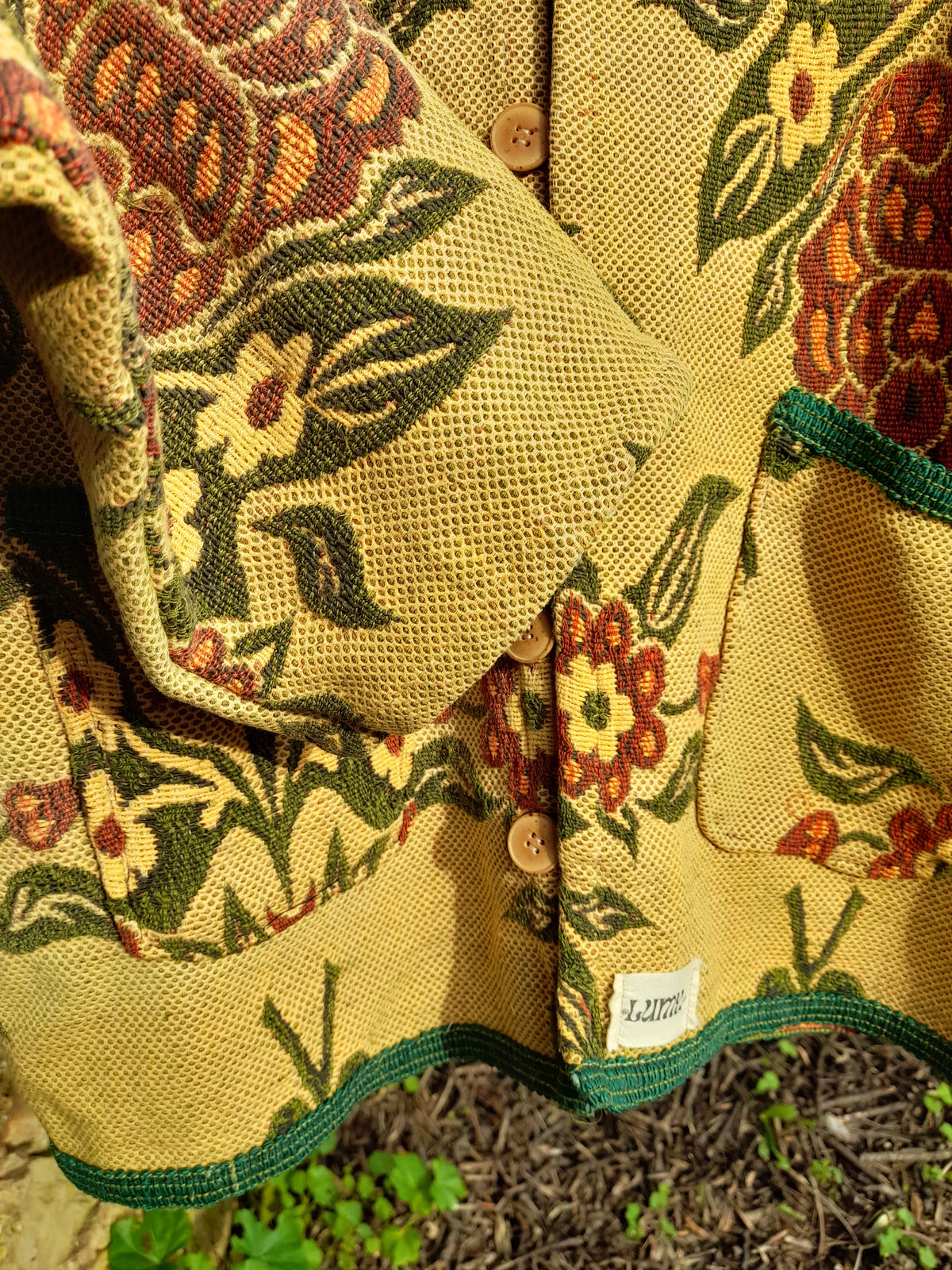 Casaco Tapeçaria Vintage