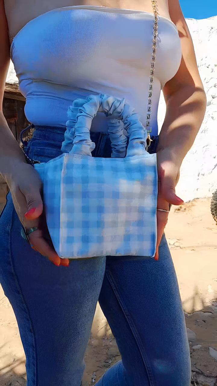 Mala * A Delicadeza *  — Scrunchie Bag Exclusiva - Coleção 5 Sentidos