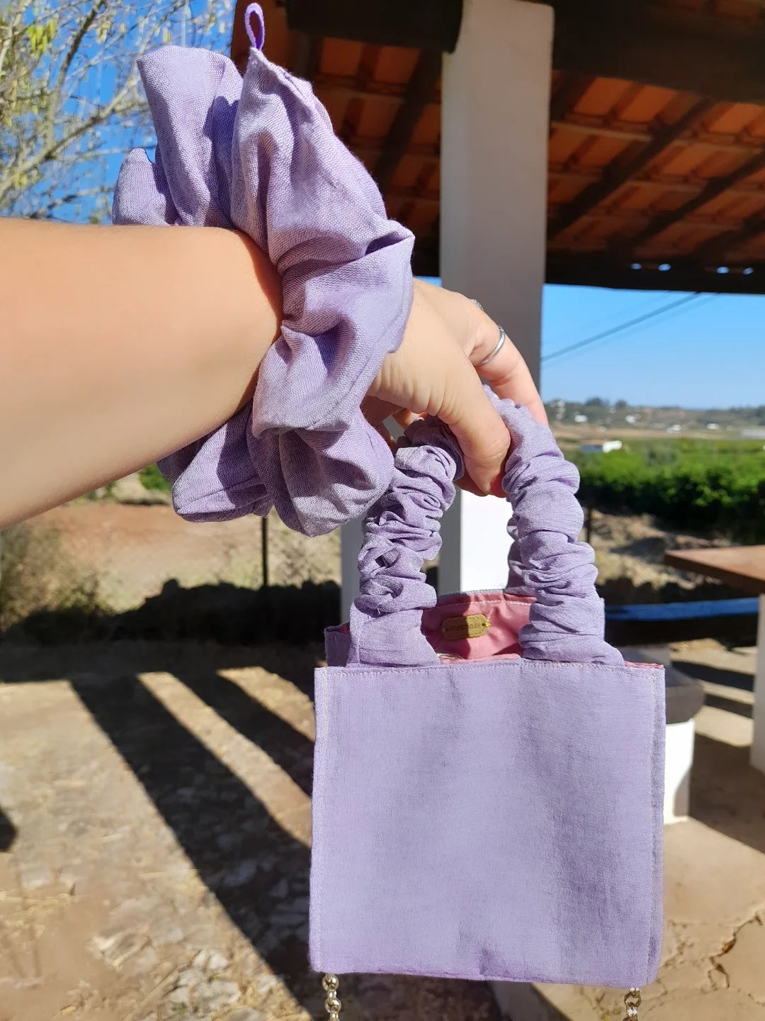 Mala * A Doçura * — Scrunchie Bag Exclusiva - Coleção 5 Sentidos