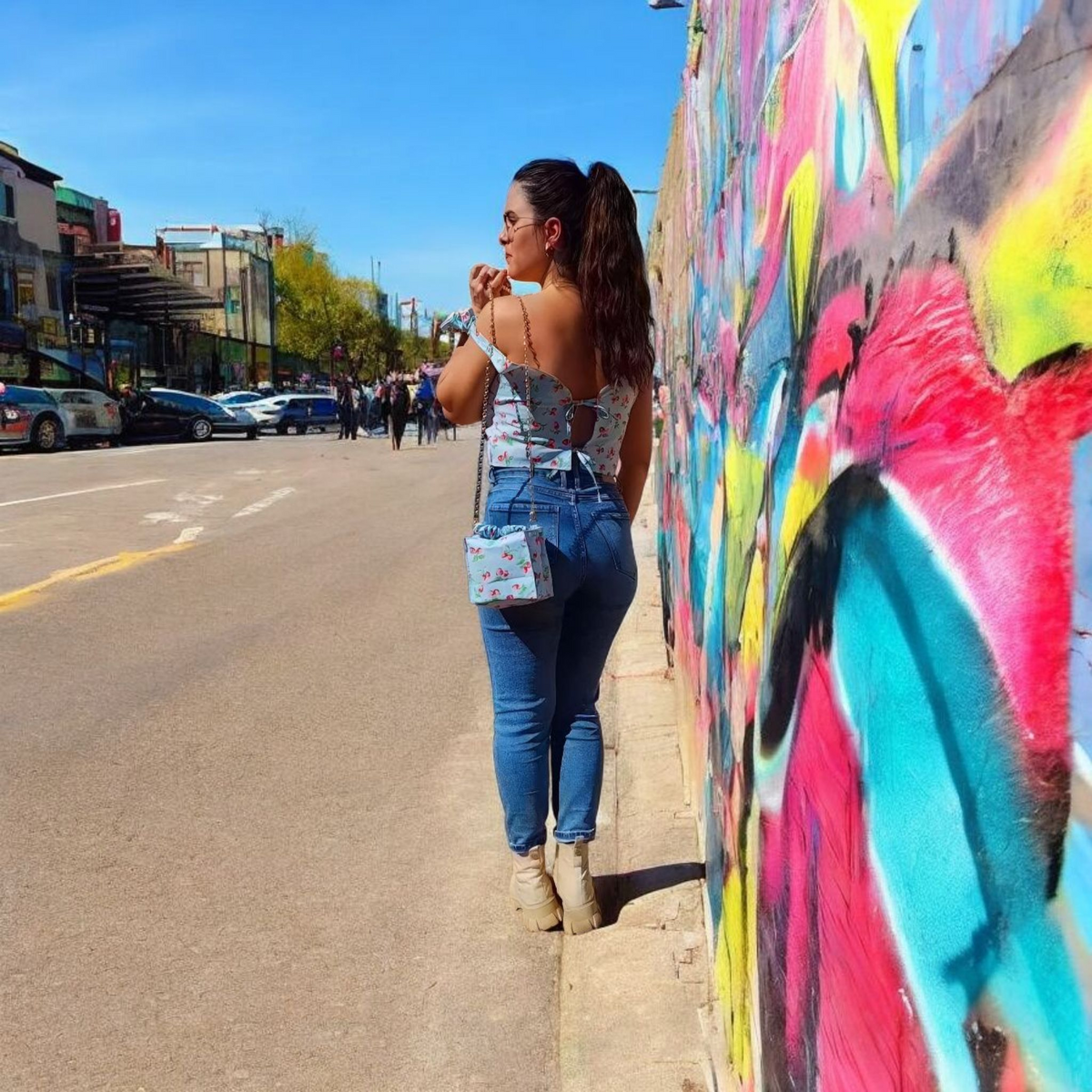 Mala * A Alegria * — Scrunchie Bag Exclusiva - Coleção 5 Sentidos