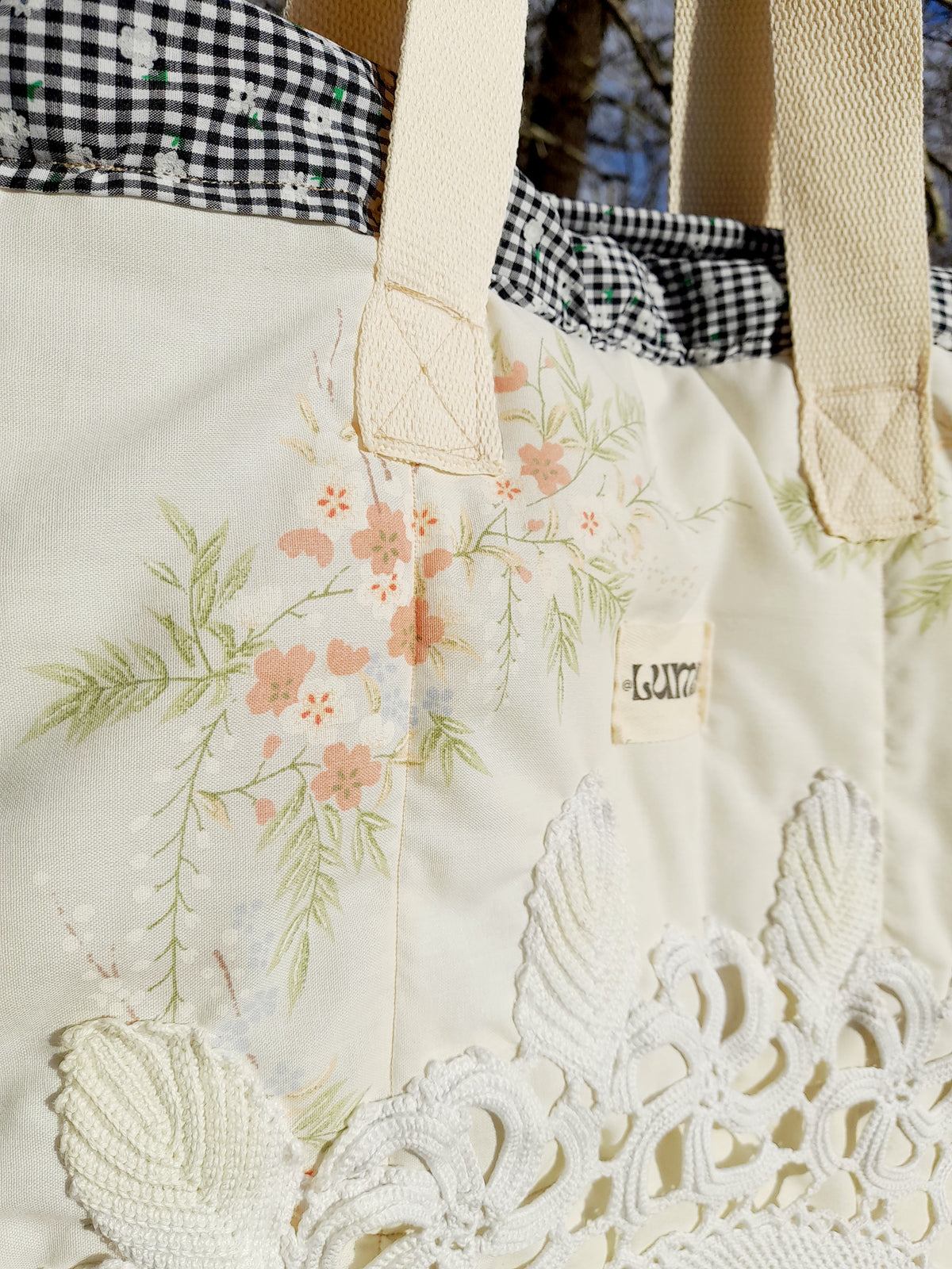 Mala Tote Bag Jardim Vintage