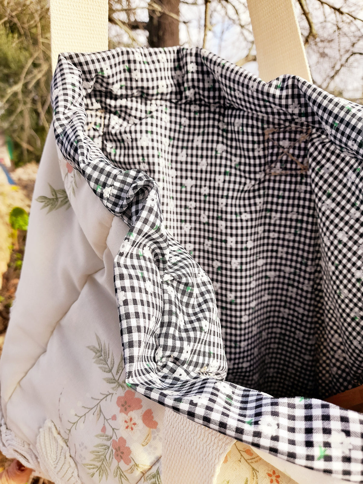 Mala Tote Bag Jardim Vintage