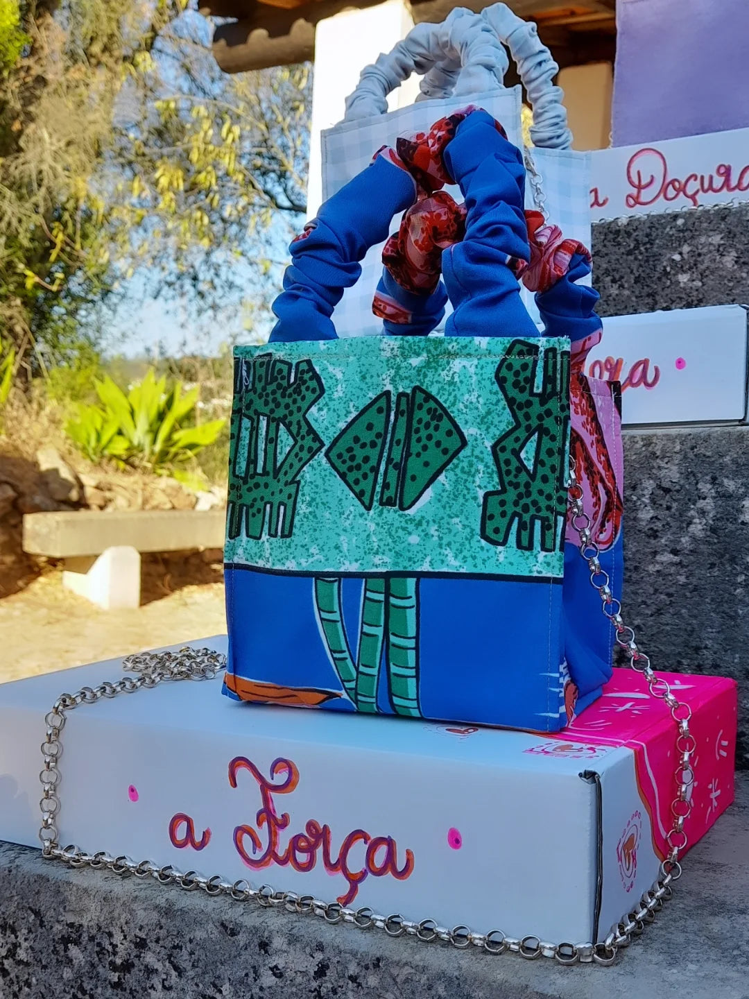 Mala * A Força * — Scrunchie Bag Exclusiva - Coleção 5 Sentidos