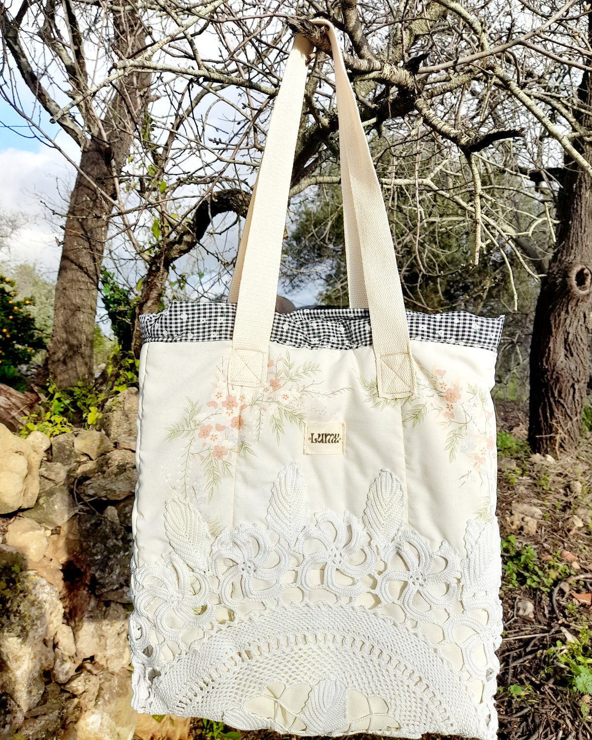 Mala Tote Bag Jardim Vintage